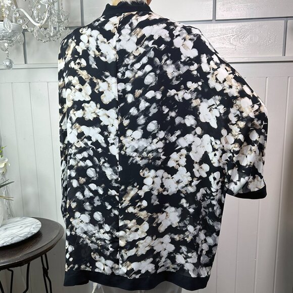 Apt 9 kimono style jacket Excellent 100% polyester Dolman Sleeves Size XL - Picture 4 of 9